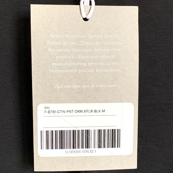 NWT Everlane The Dream Kick Flare Pant in Black - Picture 12 of 14